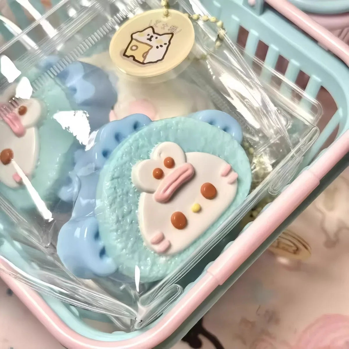 Hangyodon Kitty Anime Cartoon Pinching Cute Slow Rebound Decompression Toy Cement Sense Squeeze Toys Gift for Boy Girl Children