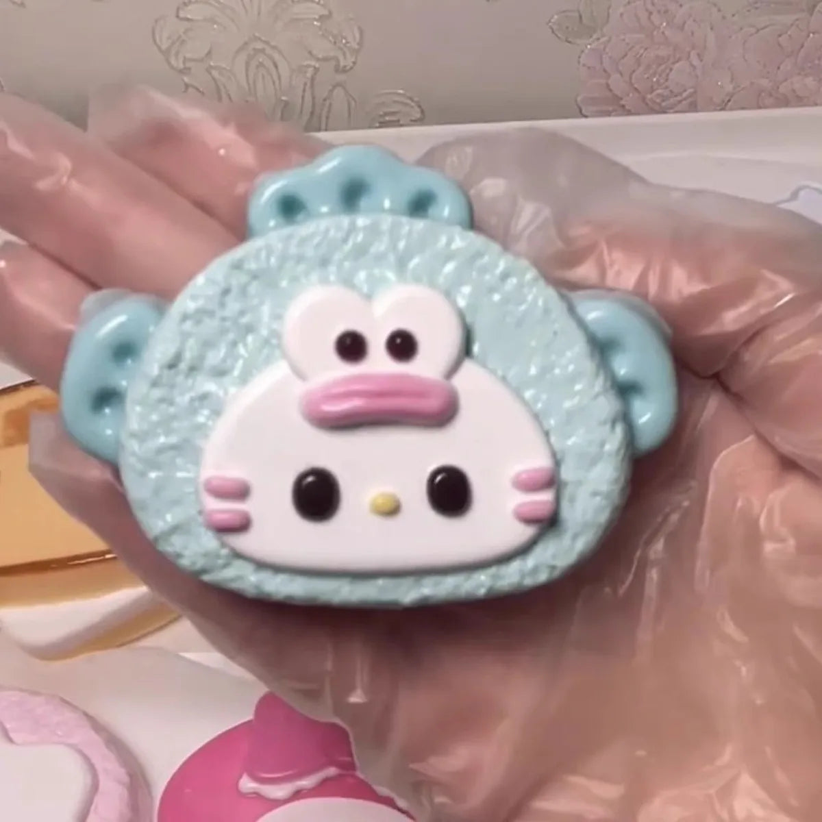 Hangyodon Kitty Anime Cartoon Pinching Cute Slow Rebound Decompression Toy Cement Sense Squeeze Toys Gift for Boy Girl Children