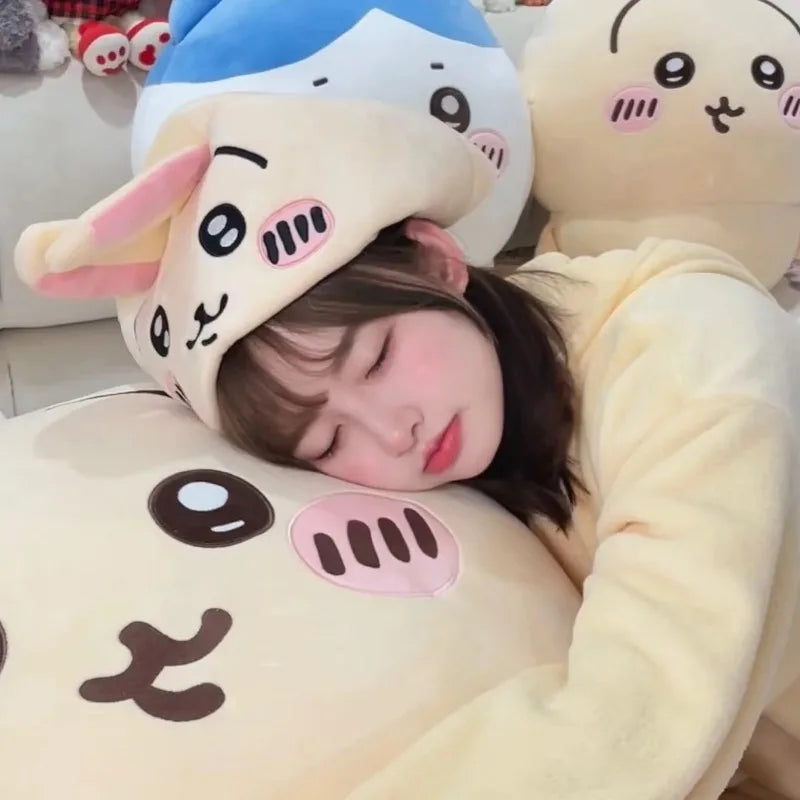 2024 New Cute Cartoon USAgi Hooded Flannel Pajamas Winter New All-in-One Pajamas Home Clothes Girls Birthday Gifts