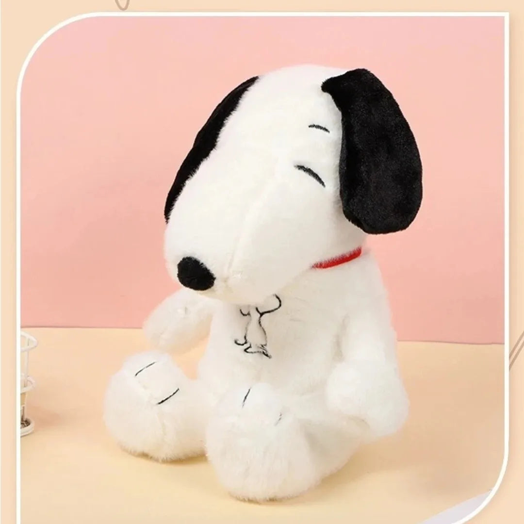 2025 Glowing Breathing Snoopy Plush Toy Baby Sleep Aid Cute Calming Stuffed Animal Kids Bedtime Gift