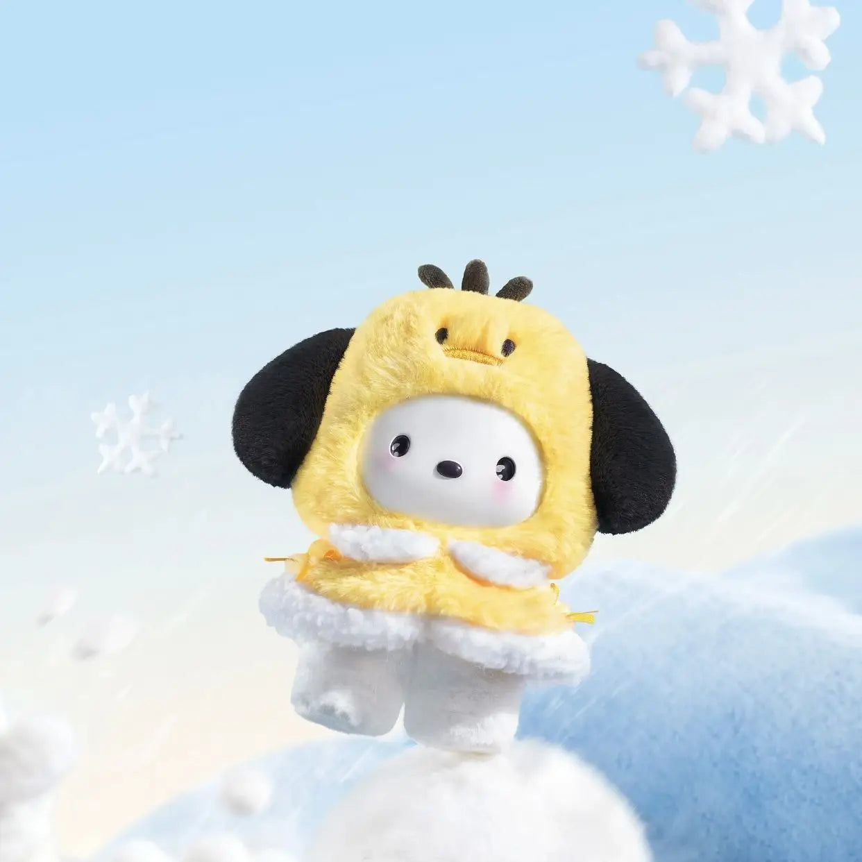 Genuine Miniso Sanrio Little Cape Series Vinyl Plush Pendant Blind Box Trendy Play Mystery Box Christmas Gift Desktop Ornament